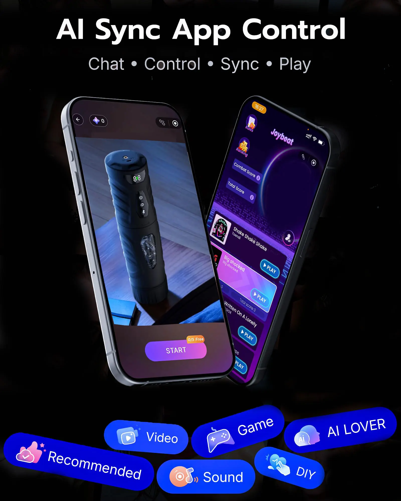 Automatic Rotating Vibrating Male Masturbator Penis Pump Thrusting Suction AI Sync Sex Machine LCD Pocket Pussy Sex Toys for Men view 4