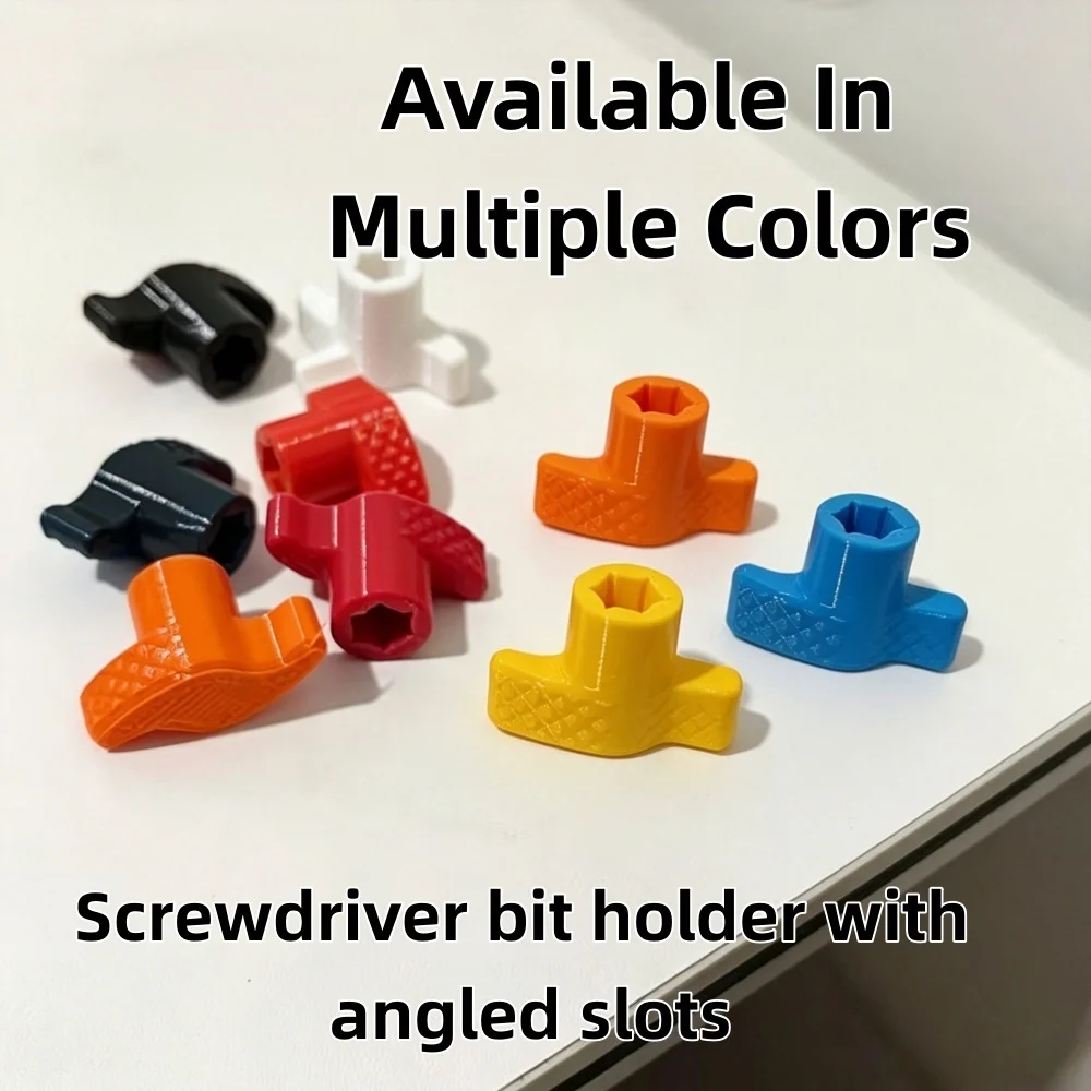 Screwdriver Bit Holder – Upgraded Anti-Drop Clip Fits 1/4