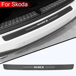 1pc car trunk decorative protective stickers Bumper decoration For Toyota hiace Accessories