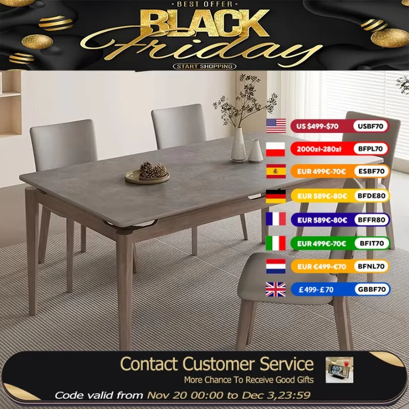 

Big Kitchen Dining Table Living Room Nordic Center Room Dining Table Wooden Italian Rectangular Tavolo Da Pranzo Furniture Home