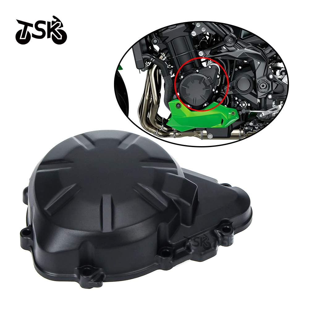 

Fit For Kawasaki Z900 Z 900 2017 2018 2019 2020 Motorcycle Accessories Black Left Engine Crankcase Stator Cover