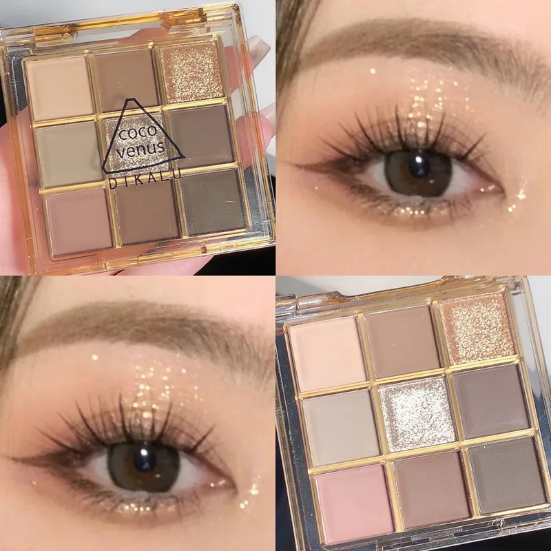 Glitter Oogschaduw Pallet Goedkope Vrouwelijke Cosmetica Professionele Oogschaduw Nieuwe Schoonheid Langdurige Koreaanse Charmante Ogen Make-Up