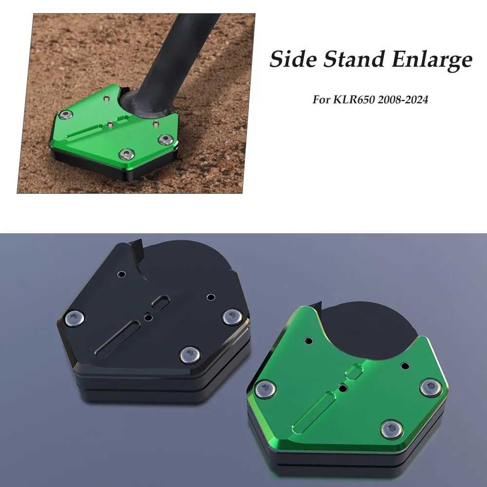 

Side Stand Enlarge For Kawasaki KLR650 2008-2016 2017 2018 2019 2020 2021 2022 2023 Kickstand Extension Motorcycle Accessories