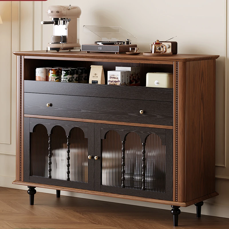 Aparador Retro de estilo mediados de siglo, cocina para el hogar, sala de estar, gabinete de vino, estante, gabinete de café, entrada, muebles para el hogar FYLC