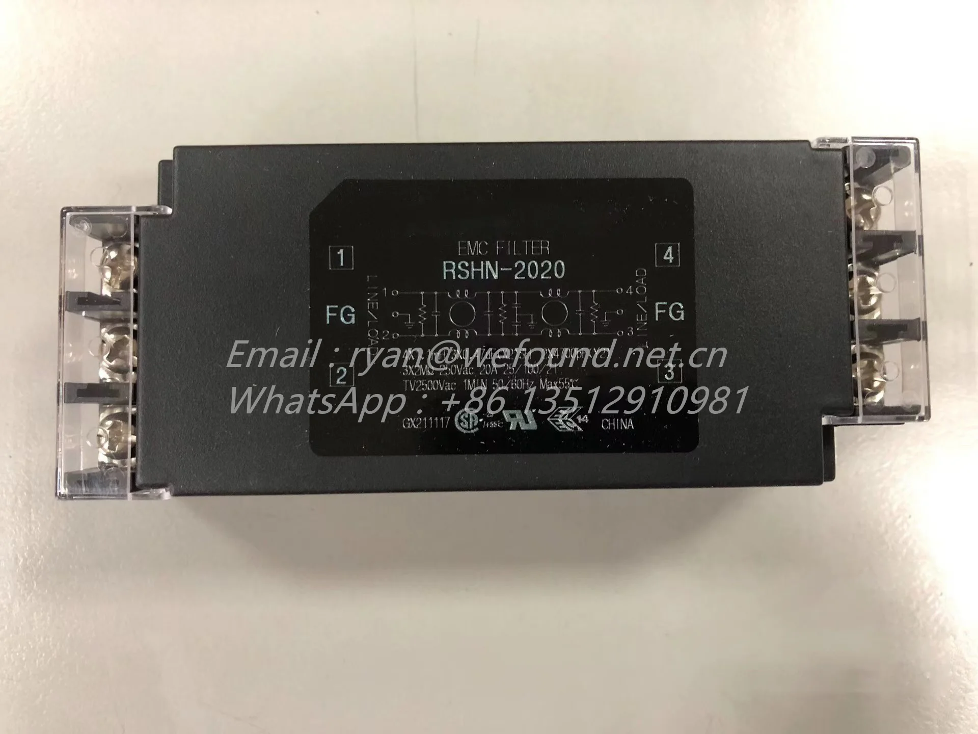 RSHN-2020 for TDK-Lambda Power Line EMC Filters