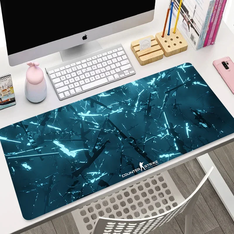 

CSGO Gaming mouse pad Large thickening lengthening office keyboard pad Wrist pad Creative fps boys game esports desk mat