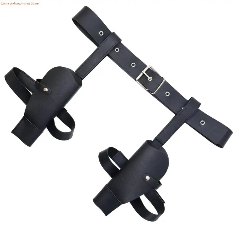 وشاح الحزام الغربي المتين F92D مع تصميم مشبك كلاسيكي مريح للارتداء اليومي من البولي يوريثان #4