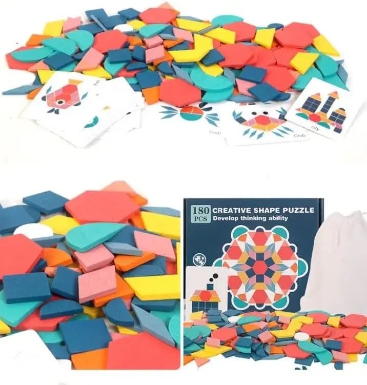 Puzzel Clever Board Speelgoed Bouwstenen DIY Constructies Decoraties Collectie Creatief Cadeau Houten Speelgoed Puzzels Kinderspellen