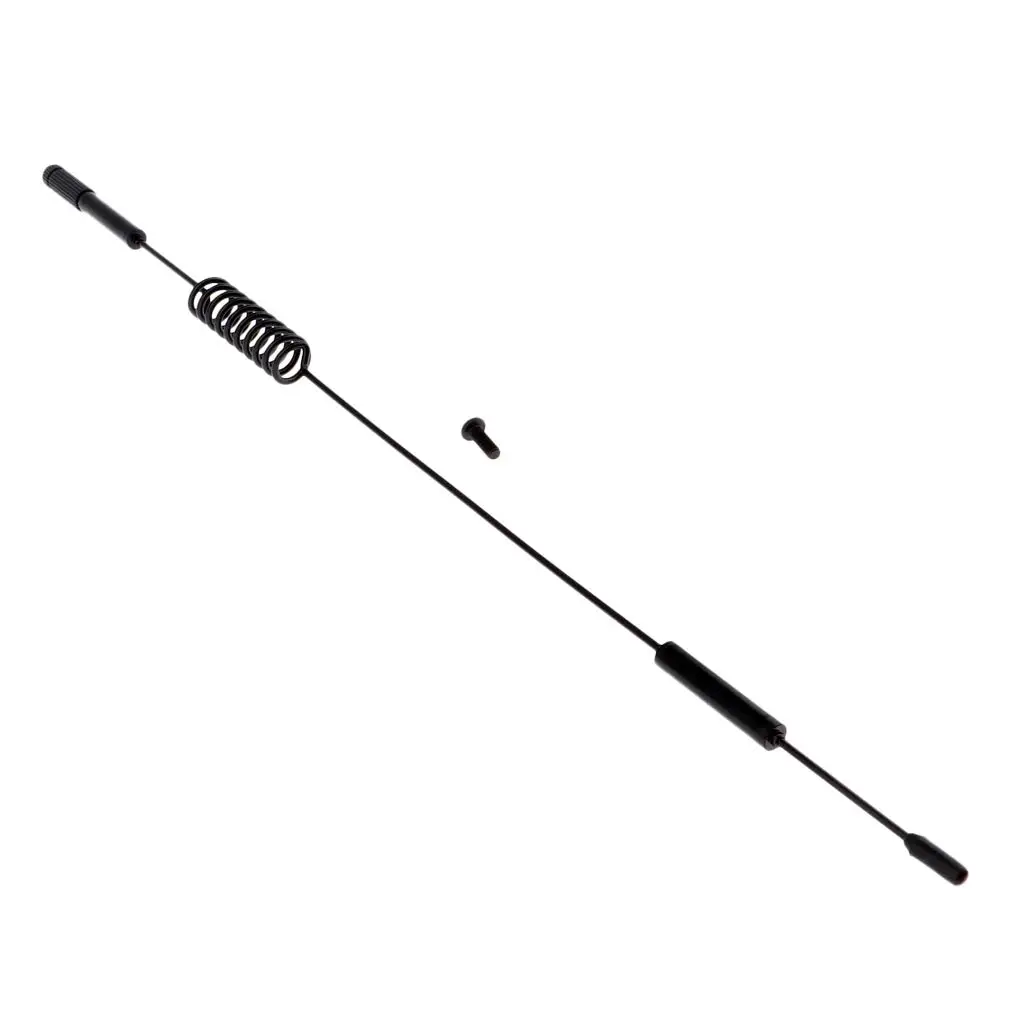 Antena com parafusos de substituição para carro rc modelo 1/10-4, cor preta, 290mm