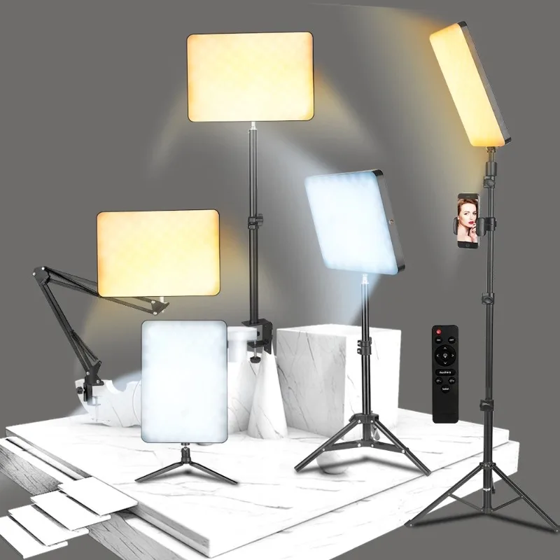 M240 50W LED Photo Light Vide Fill Panel Lamp Photo Studio Light for Tik Tok Youtube Game Video Lighting  Photography  Dimmable