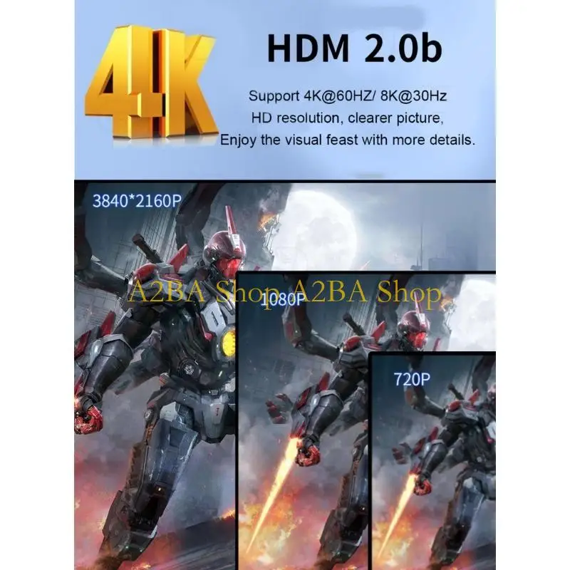 

A2BA HD365PRO HDMI2.0b 2 аудио экстрактор с поддержкой 8K30hz 4K60HZ разветвитель eARC для домашних кинотеатров и настроек