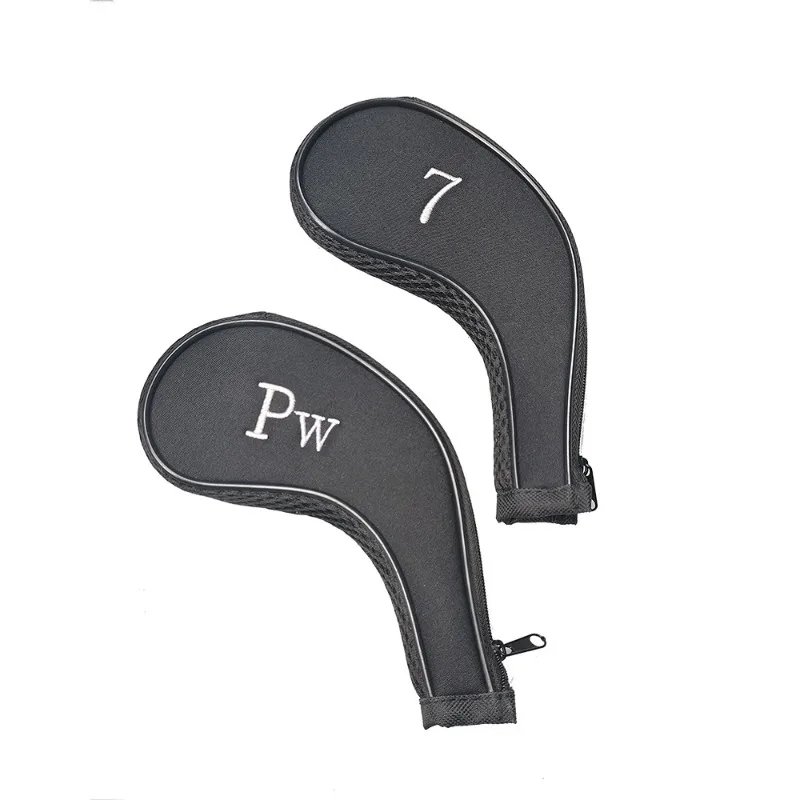 Picture 6: 10pcs Golf Club Head Covers Set Zipper Headcovers For Golf Clubs Iron Covers Accessories Cover Entertainment