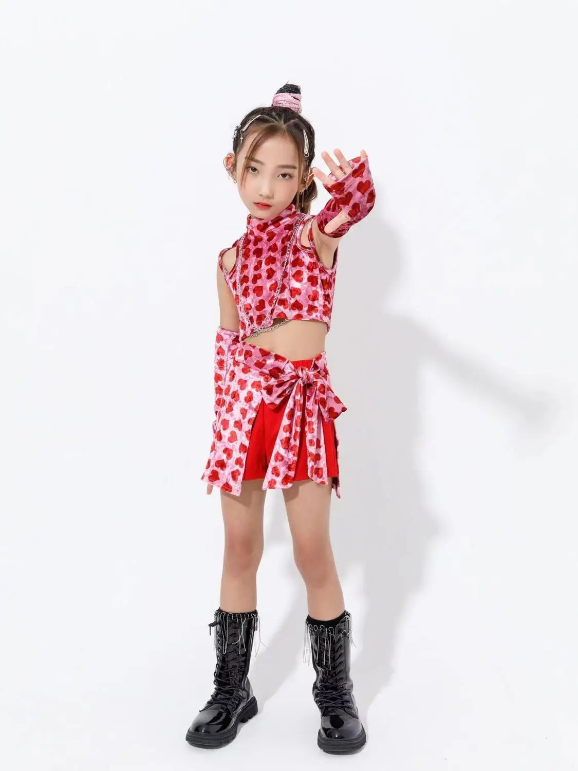 

Children's jazz dance performance costumes children's street dance hip-hop performance sets girls' dance costumes