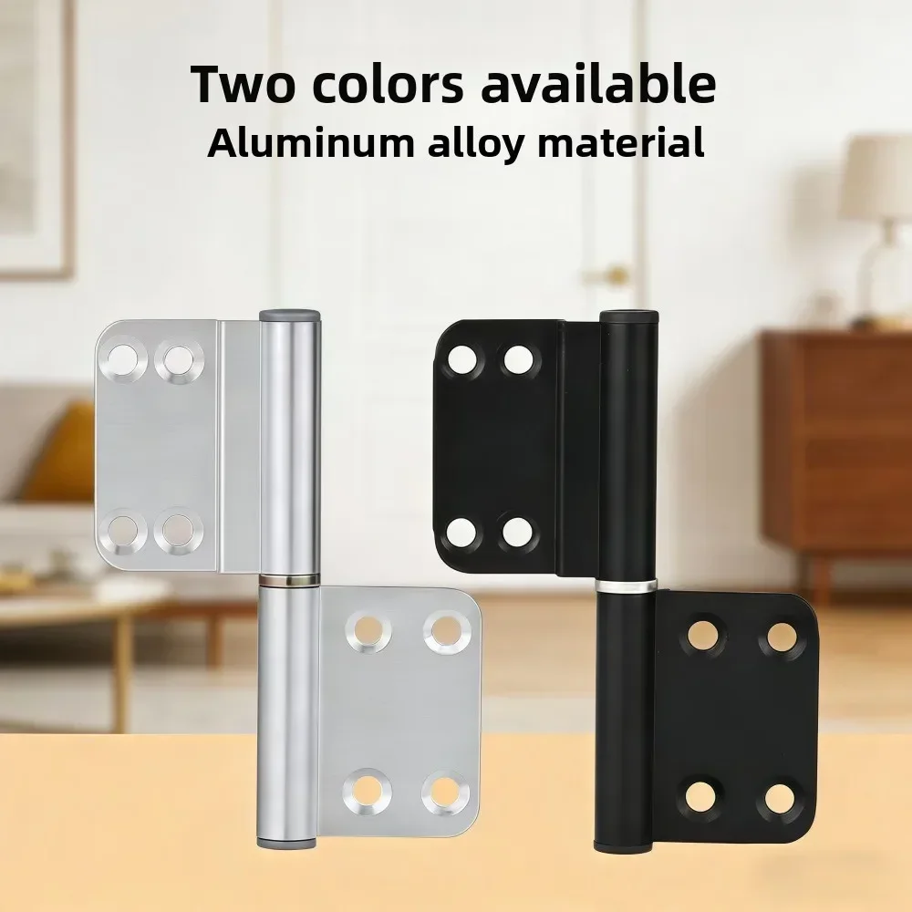 Toilet door hinge hinge bathroom door toilet aluminum hinge old-fashioned non-flush-removal hinge bent flag hinge