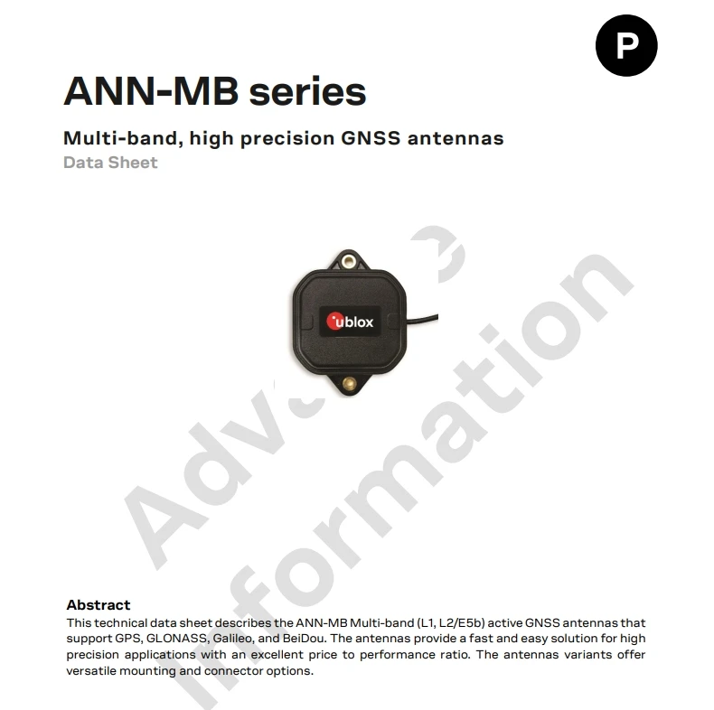 GPS-15192เสาอากาศแม่เหล็กแบบมัลติแบนด์ GNSS ยาว5เมตรอุปกรณ์เสริม