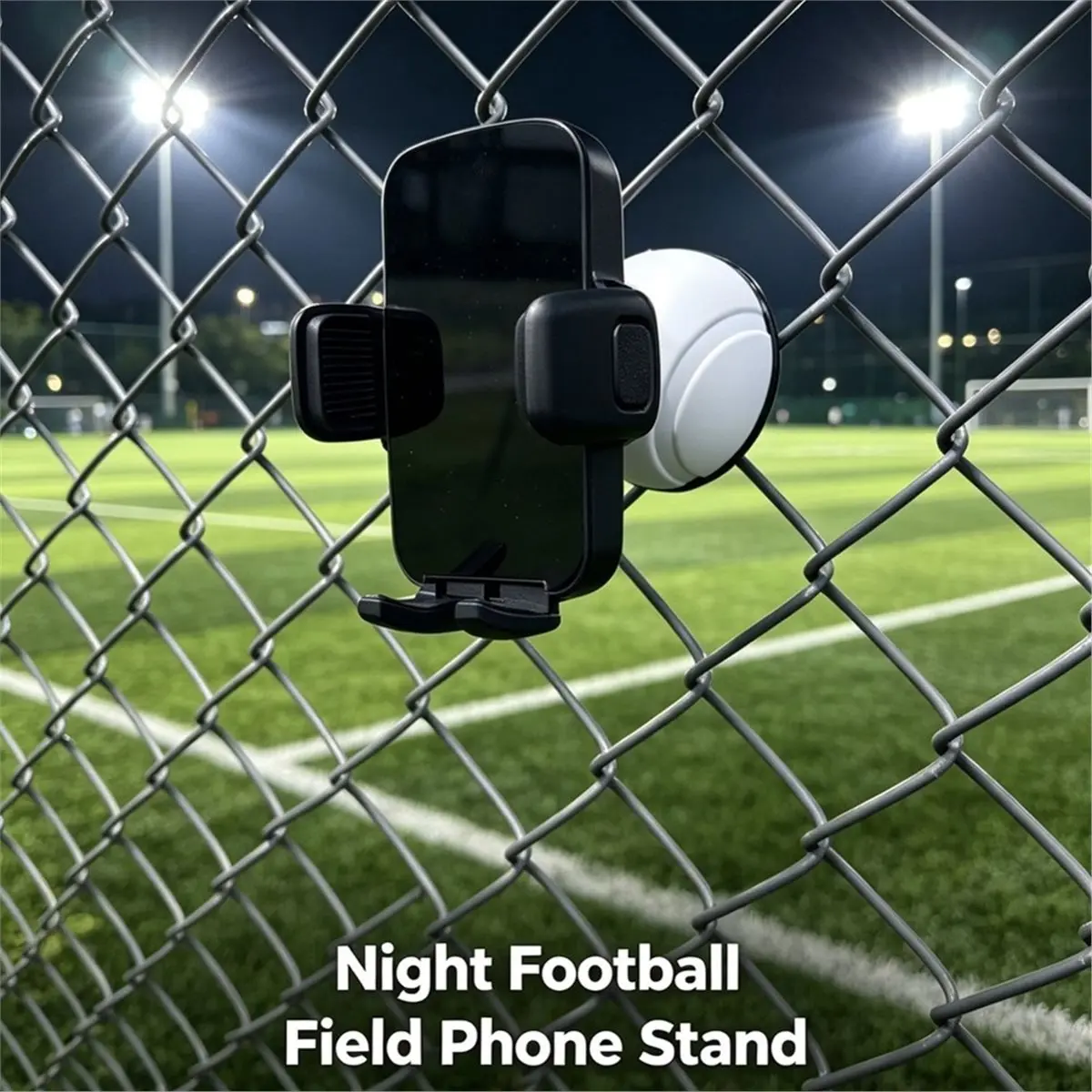 Mobile Phone Fence Mount for Baseball Softball Camera Holder Volleyball Court Phone Mount for Record Football Tennis