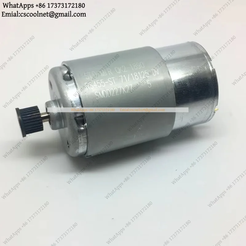 QK2-1890 RS455 DC 6V-24V 12V Carbon Brush Electric Motor Printer Engine DIY Generator High Torque High Speed Spare Part