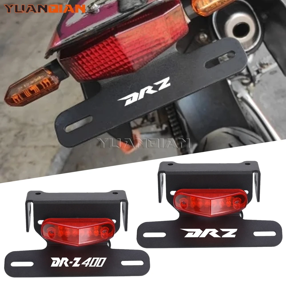 

For SUZUKI DRZ400 DRZ400E DRZ400S DR-Z 400S/SM DRZ400SM 2005-2025 License Plate Holder Bracket Rear Tail Tidy Fender Eliminator