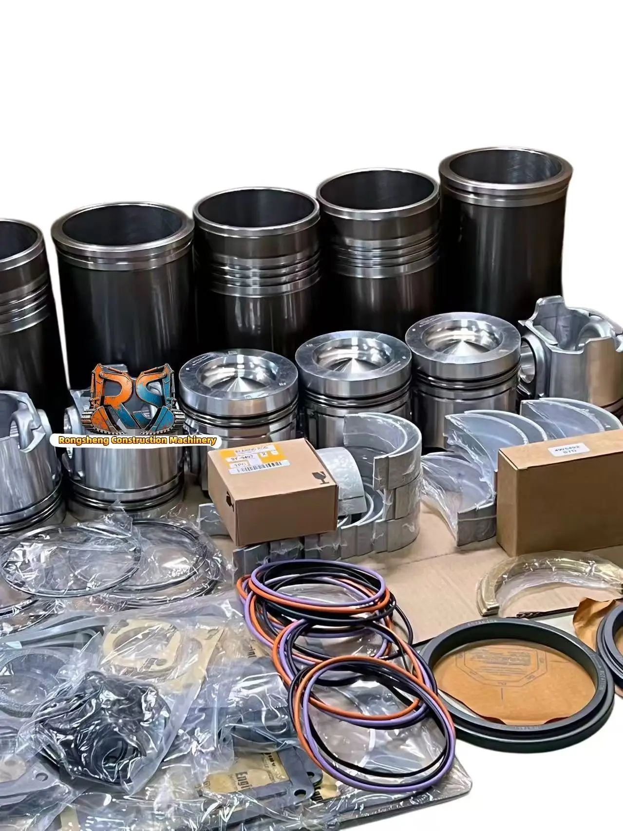 Suitable for CAT 3406, 3408 Engine Parts Pistonscylinder Liners/complete Gasket Kitspiston Rings, 3408 Cylinder Liner Assemblies