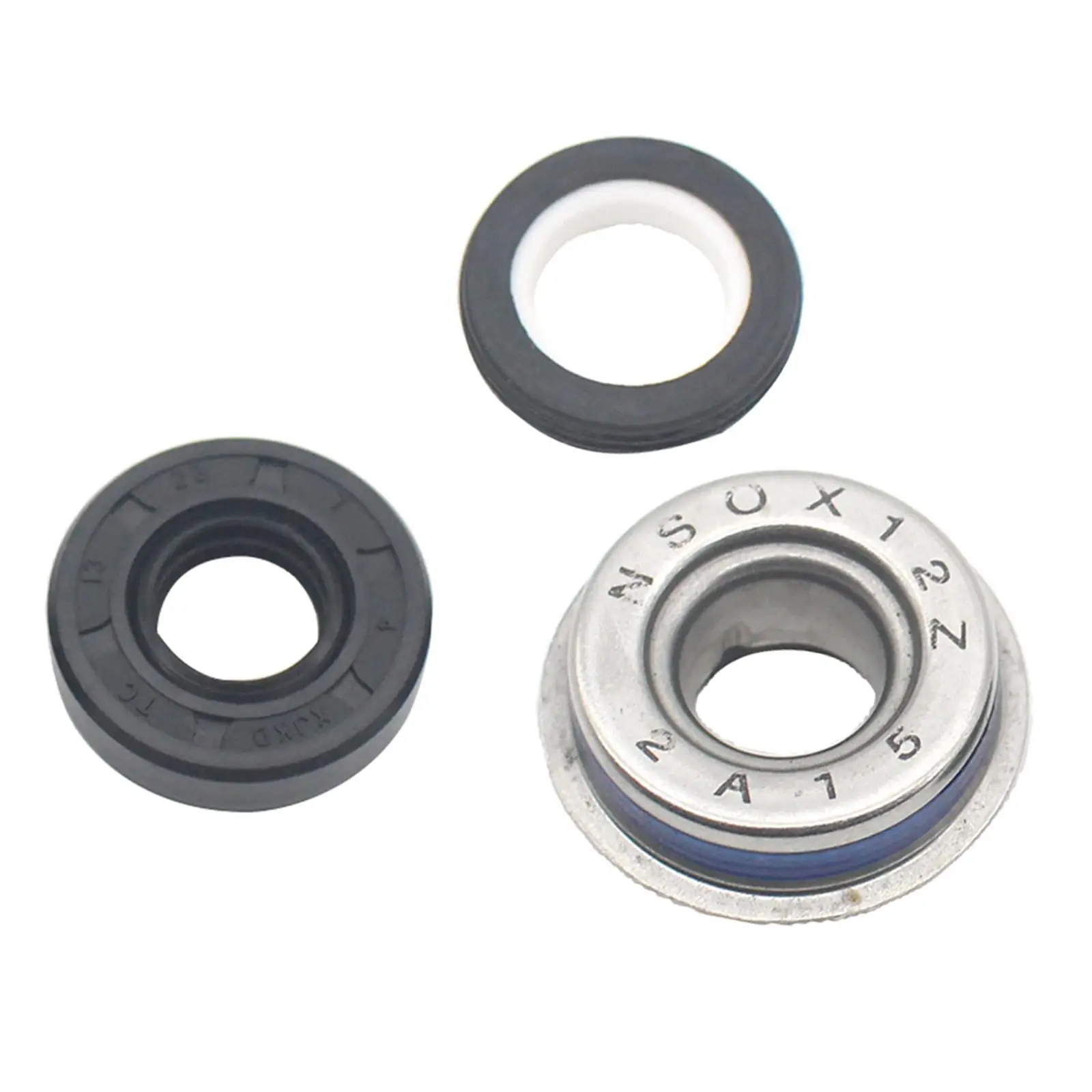 Water Pump Seals Repair Kit for Honda NSR125 RK//RM/RN 1990-1993, 19217-PA5-003, 19217-PH9-013