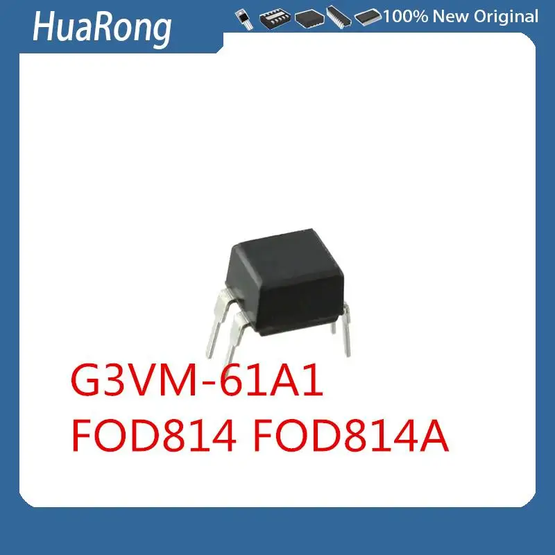 New 10Pcs/Lot    G3VM-61A1 DIP-4   FOD814 FOD814A