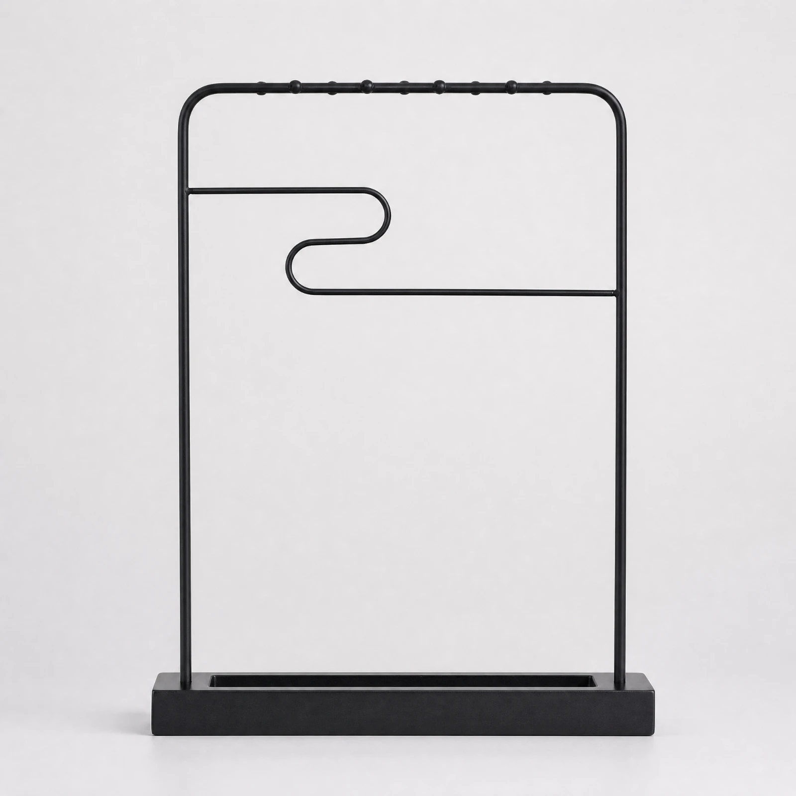 Iron Calligraphy Brush Holder Rack Black Calligraphy Brush Rack Desk Organizer Multi-Functional Non-Slip for Art Students