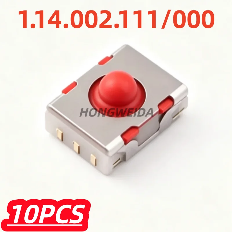 10Pcs/Lot 100% New 1.14.002.111/000 Button Keyboard Tactile Switch MICON5 SMT THT Original