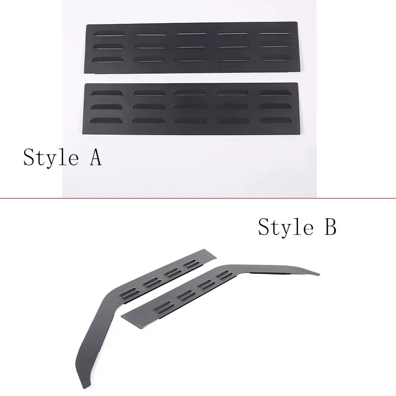For Land Rover Defender 110 2020-2025 Aluminum Alloy Car Rear Side Window Ventilation Panel Decoration Modification Accessories