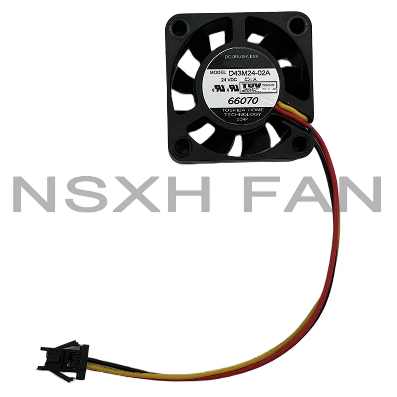 

Original Frequency Converter G7 F7 Fan D43M24-02A DC 24V 0.05A 4010 40*40*10mm Computer Cooling Fan