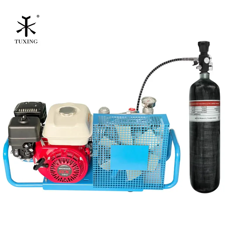 OEM ODM CE 100L/min Fast Inflation Filling 4500psi/300Bar PCP GAS Snorkeling Breathing Scuba Diving Air Compressor