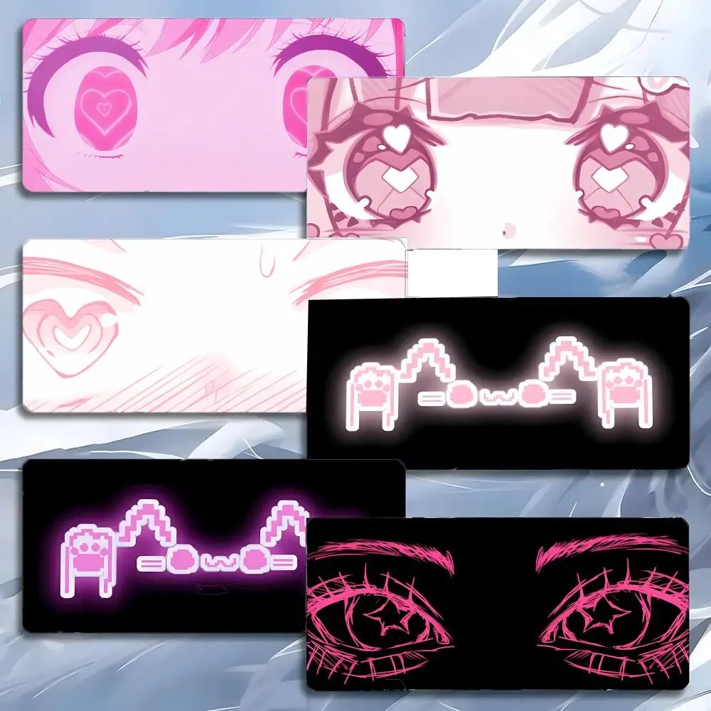 Sweet Retro Casual Pink Cute Y-Y2K Cartoon Pixel Mouse Pad Mousepad Large Gaming LockEdge Thickened PC Table Desk Mat