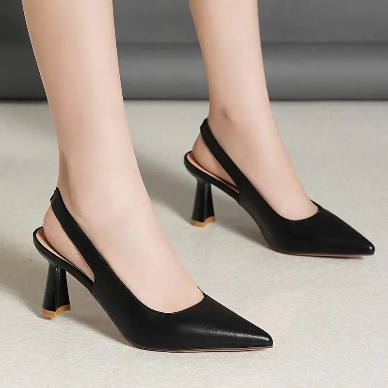 Women High Heels Shoes Closed Toe Sandals Ladies Sexy Party Shoes New Stiletto Fashion Pumps Woman Casual Office Career Shoes