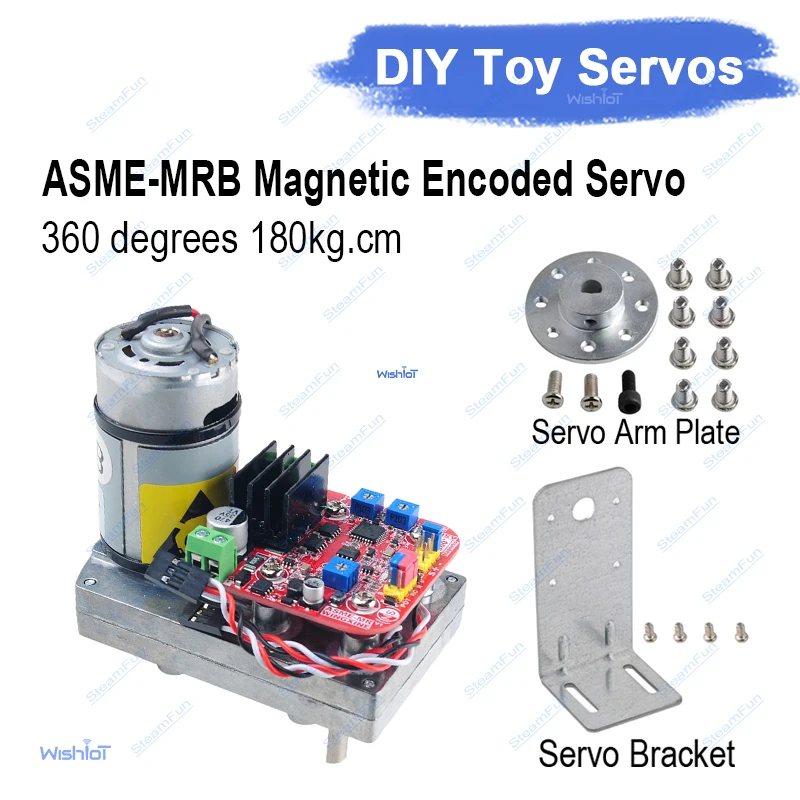 

Цифровой сервопривод ASME-MRB с магнитным энкодером, 360 градусов, высокий крутящий момент 180 кг.см, для промышленных роботов и интеллектуальной робототехники