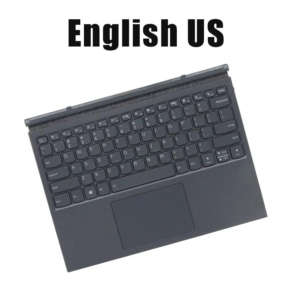 

5D20Z51358 5D20Z51351 Док-станция-клавиатура 2-в-1 Duet 7 BT Folio для планшета Lenovo Yoga Duet 7-13IML05 82AS, английская раскладка US, с подсветкой