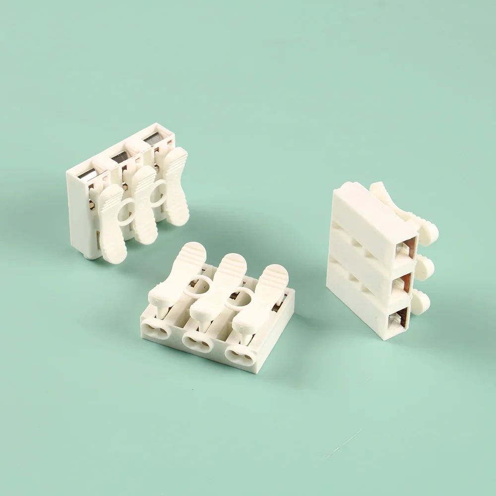 5pcs Wire Connectors 2/3 Pins Cable Terminals Splice Conductor Lead Nut Linker for quick connection