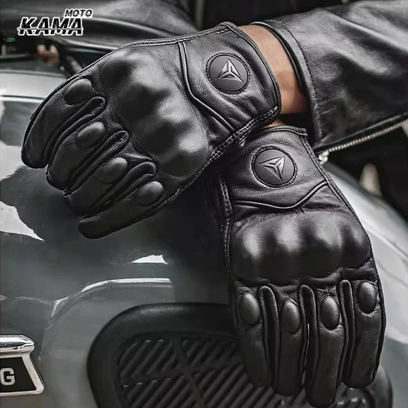 

Motorcycle Gloves Waterproof Windproof Winter Warm Summer Breathable Touch Operate Guantes Moto Fist Palm Protect