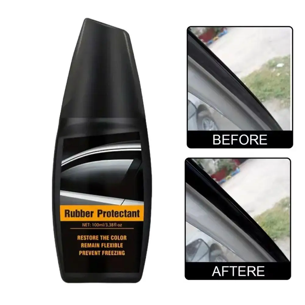 100ml Rubber Seal Protectant-Rejuvenate Color&Flexibility, Prevent Sticking in Winter, Prolongs Rubber Seals on Doors&Windows