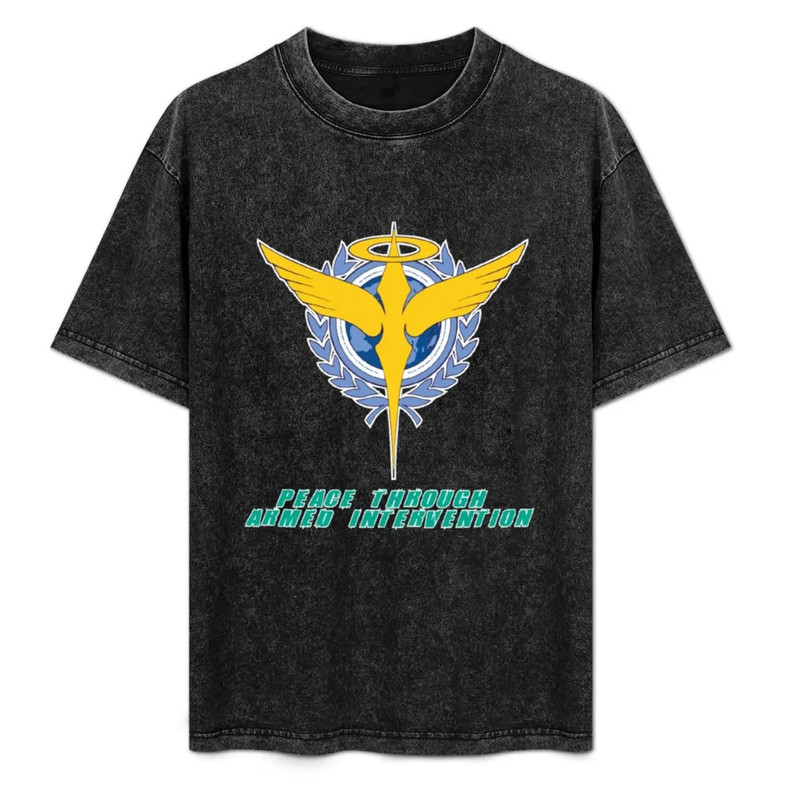 

Armed Intervention T-Shirt tees rapper graphic tees oversized Men's t-shirts