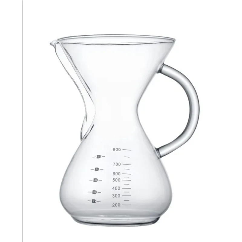 

Household Glass Coffee Pot, American Drip Pot, Tea Pot 800cc