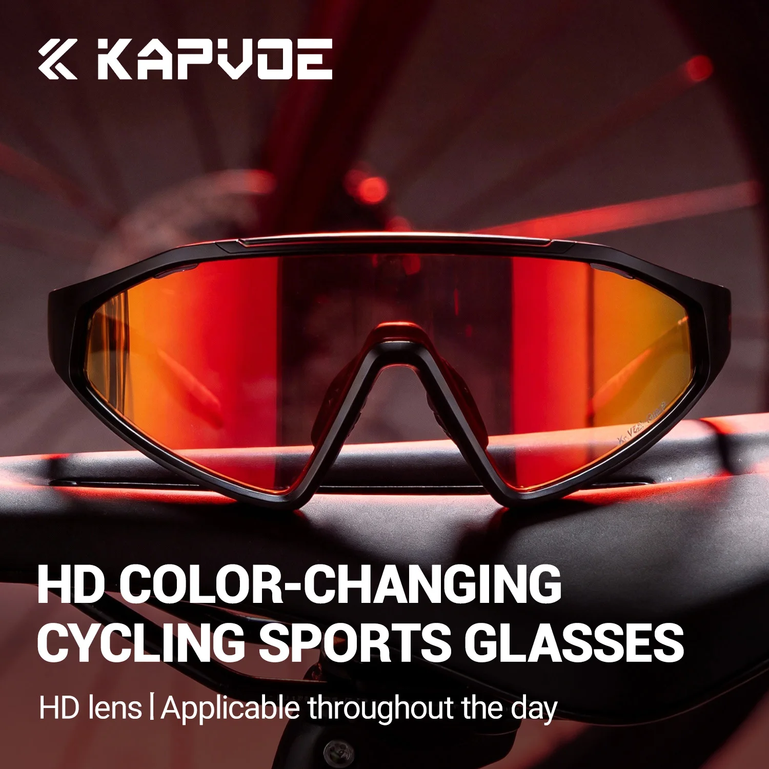 

Солнцезащитные очки KAPVOE UV400 фотохромные для альпинизма, унисекс, ветрозащитные, для активного отдыха, велоспорта, бега, пешего туризма, вождения