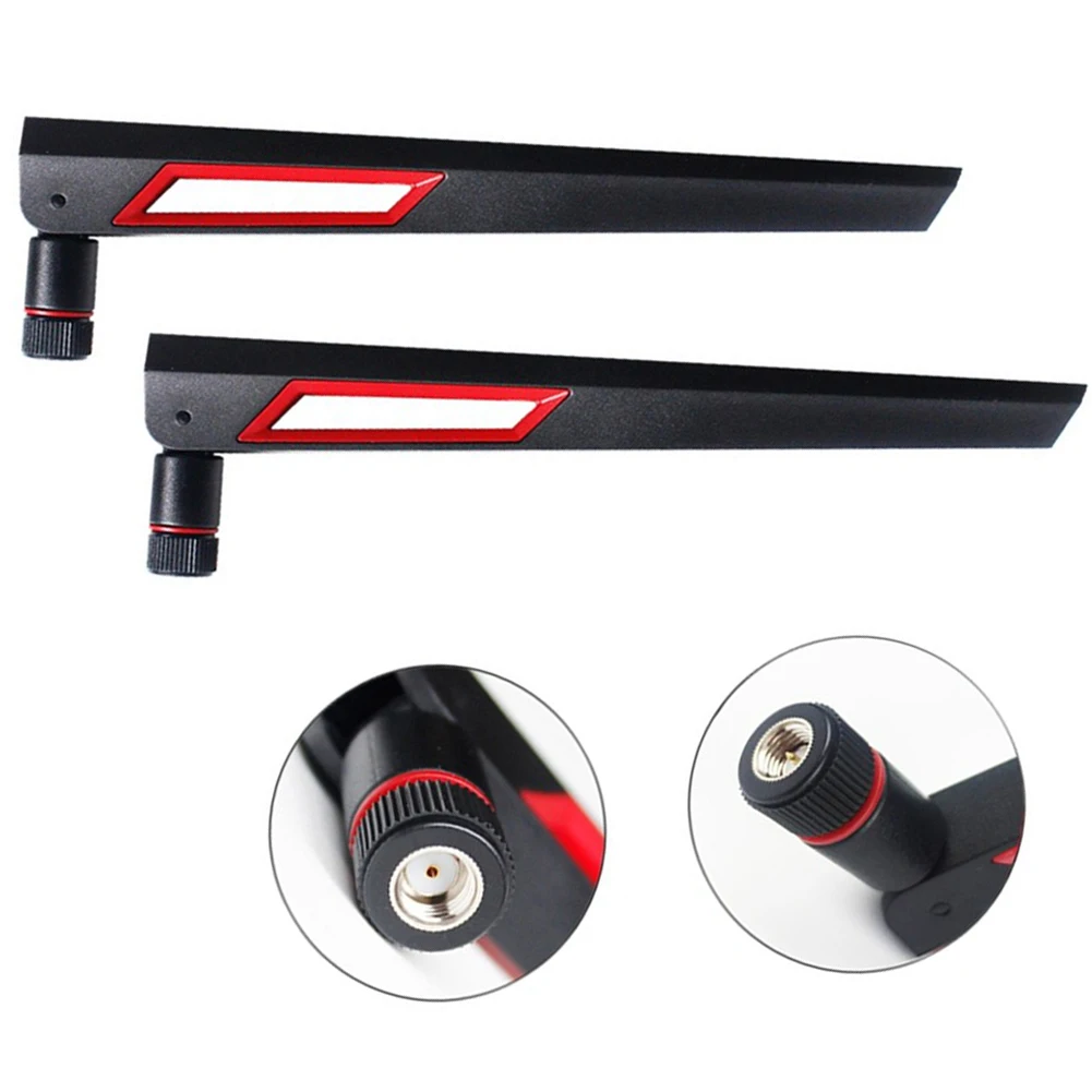 Amplificador de Antena Wifi de Banda Dupla Roteador Universal Sma Macho 12 Dbi 2.4g 5g 5.8ghz rp Pcs