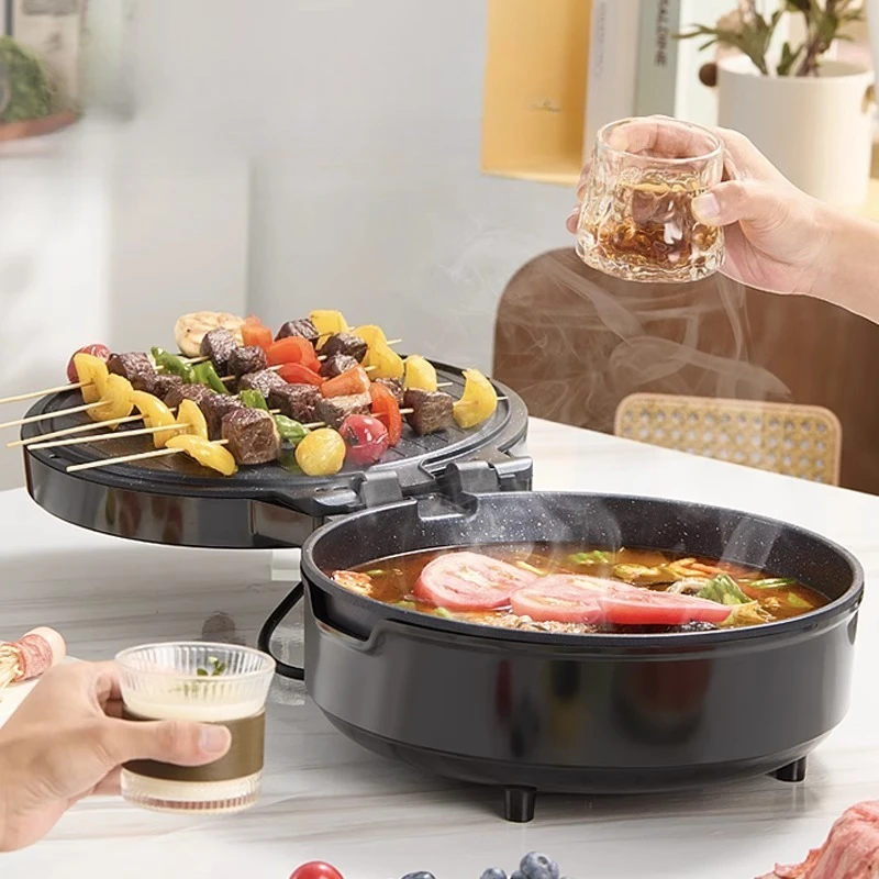 Removable and washable suspended electric cake pan household deepened pancake machine double-sided heated pancake pan