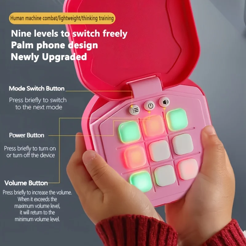 New Children's AI Triple Connected Tic Tac Toe Casual Battle Puzzle Board Game Nine Palace Grid