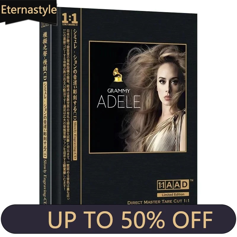 

A-Adele Limited Edition 1:1 AAD Direct-to-disc CD, Double-disc Set, Featuring Classic Hits Such As Hello and Someone Like You