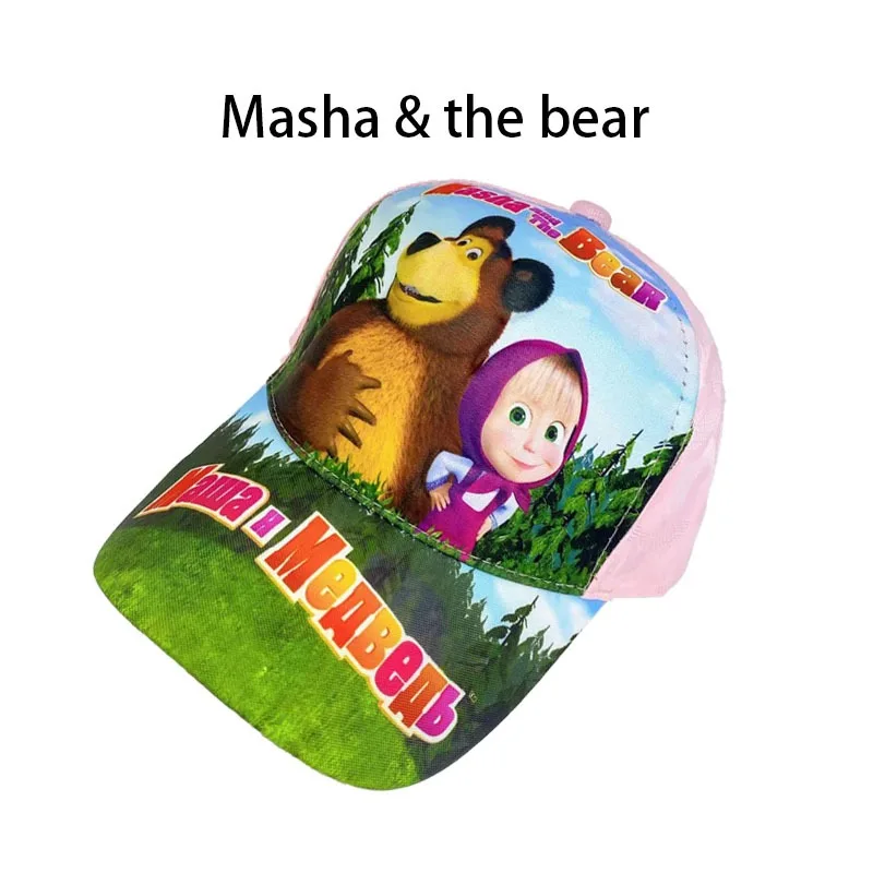 جديد ماشا والدب قبعة الأطفال الظل أنيمي شخصية ثلاثية الأبعاد شخصية كرتونية هدية عيد ميلاد للأطفال ماشا