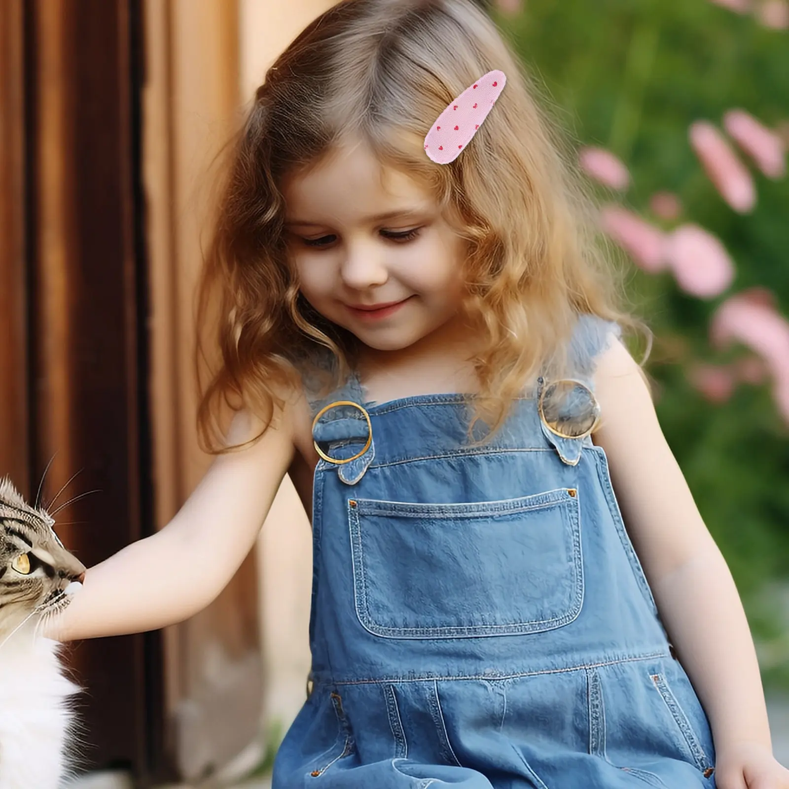 

Набор из 20 детских заколок для волос: вышитые тканевые зажимы для девочек, мягкие и удобные заколки для тонких волос, для фотосессий