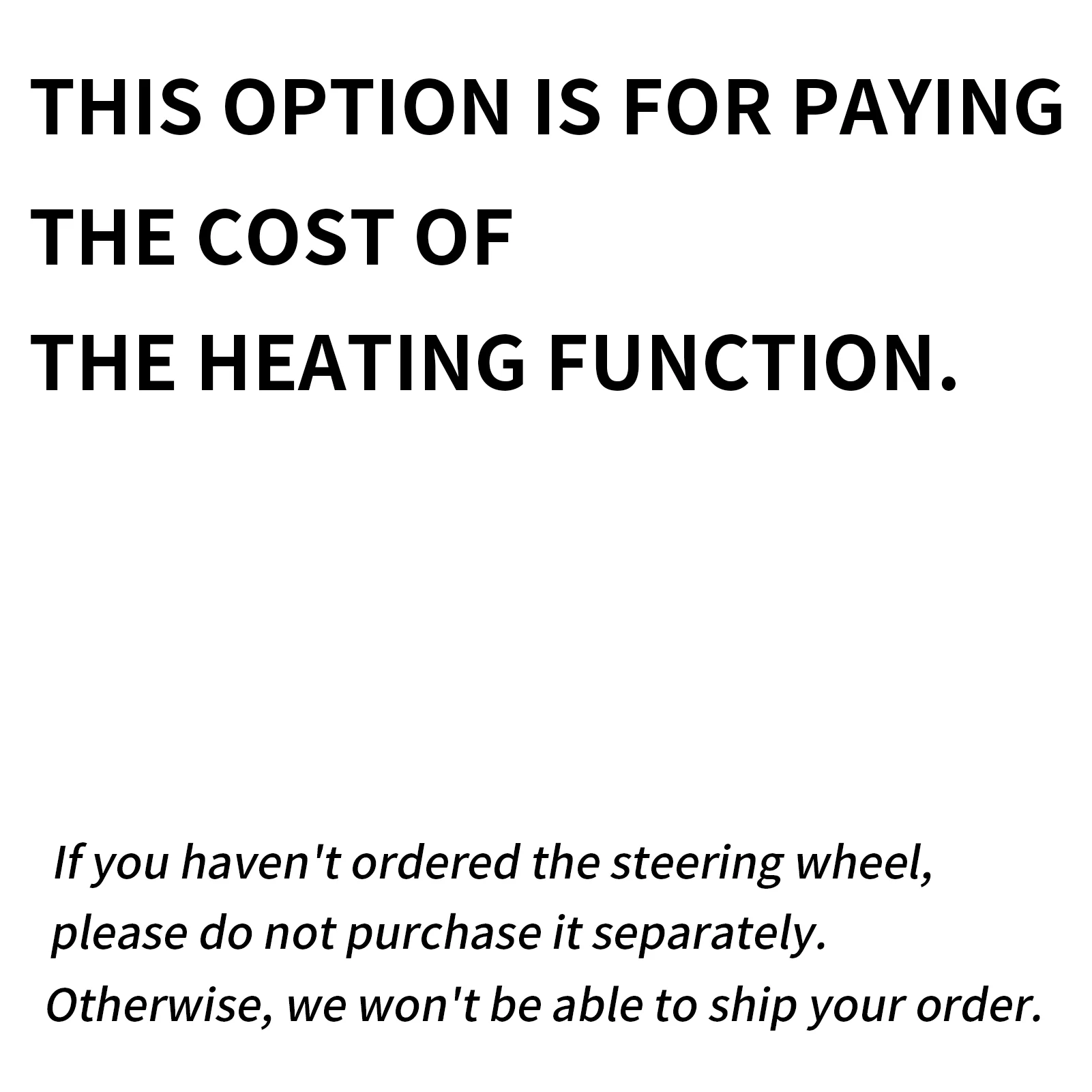 Variant: With heating