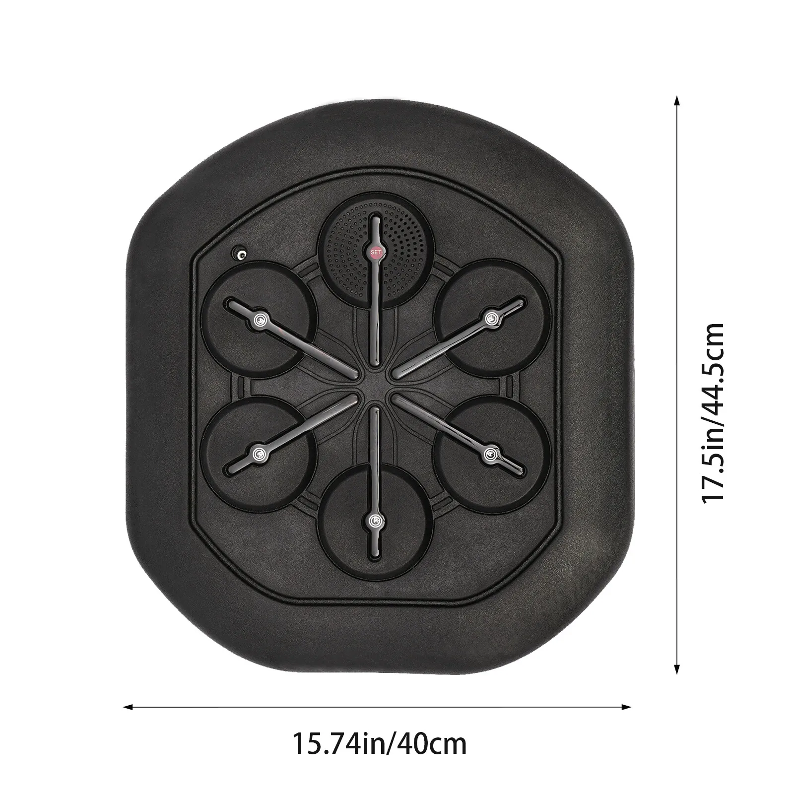آلة الملاكمة الموسيقية المثبتة على الحائط مع شاشة LED بلوتوث لتخفيف التوتر واللياقة البدنية وأوضاع قابلة للتعديل لتوفير المساحة