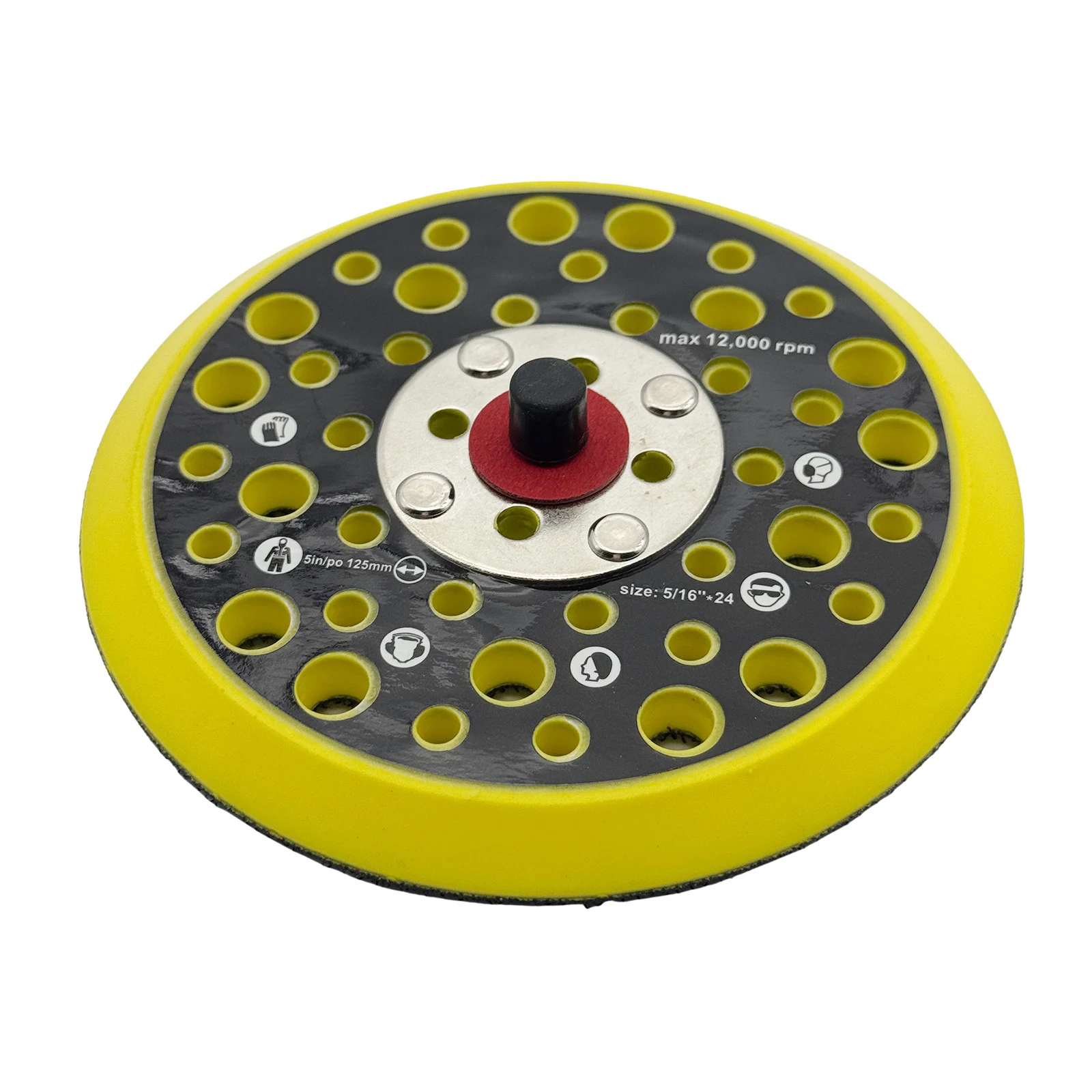 Hook Loop Back-up Sanding Pad 5Inch 125MM 5/16