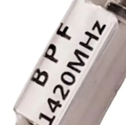 Filtro de paso de banda para astronomía de Radio, 1 unidad, 1420MHz, con conector bidireccional y relación de rechazo de alta banda de 48dB